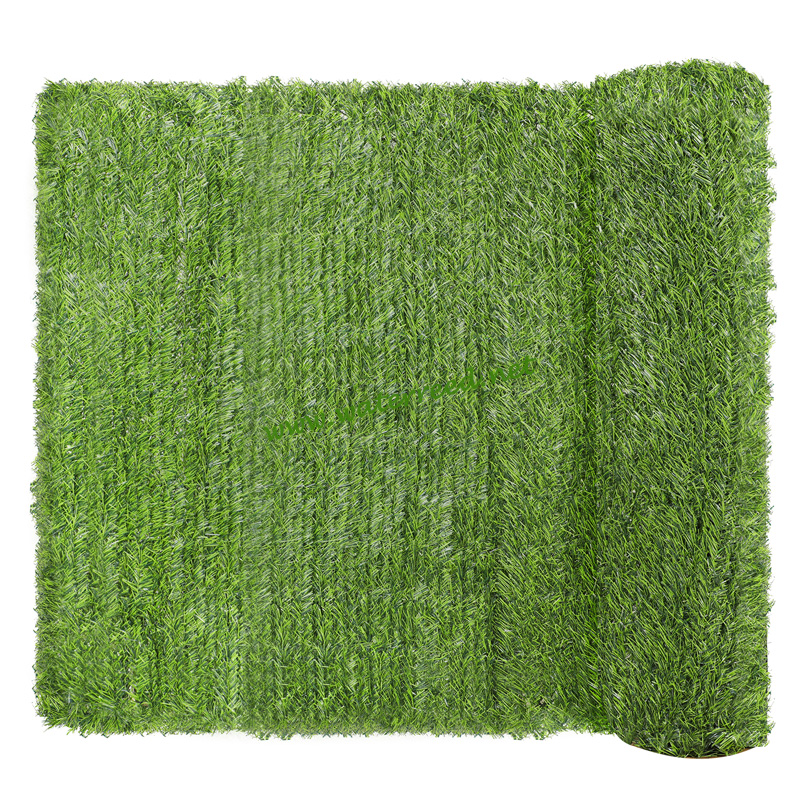 Artificial Conifer Fence-Light Green